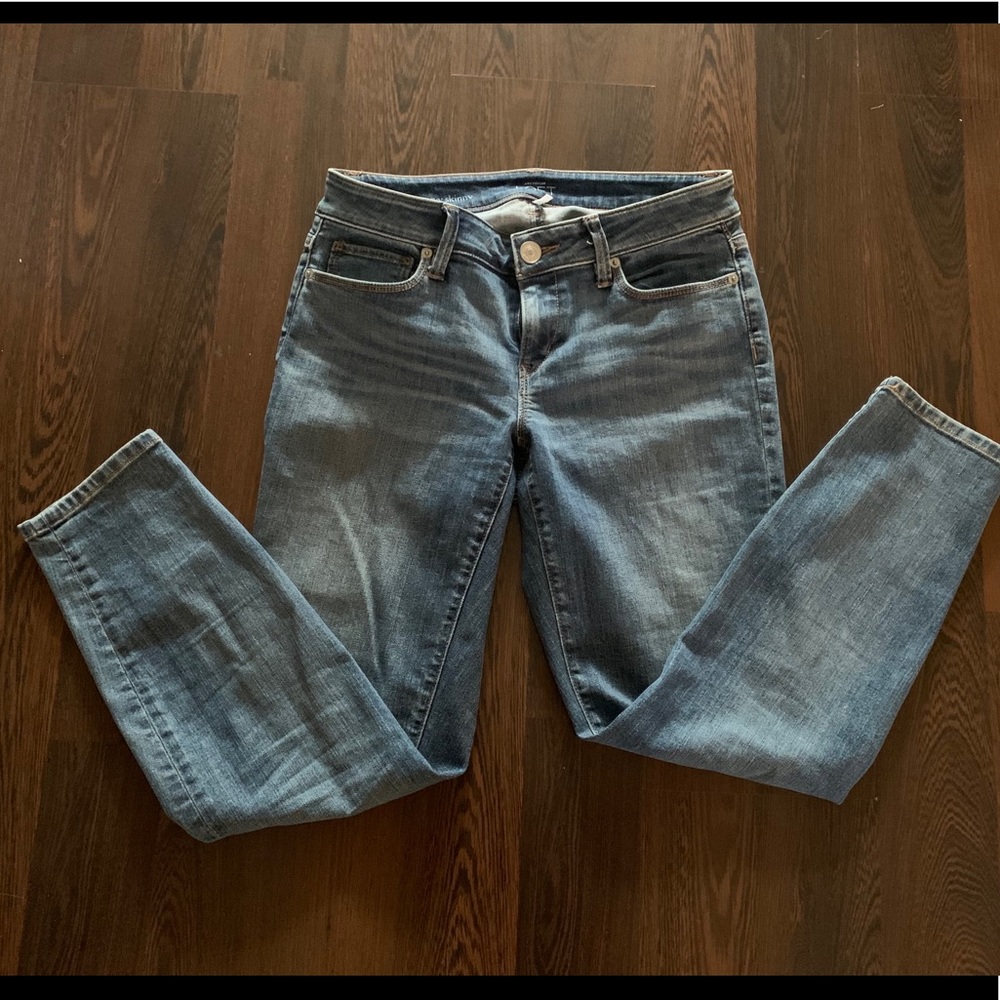 LOFT | Curvy Skinny Blue Jeans (4)